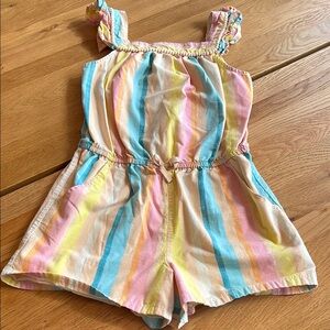 Colorful Striped Kids Romper